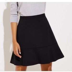 LOFT Ponte Flippy Skirt